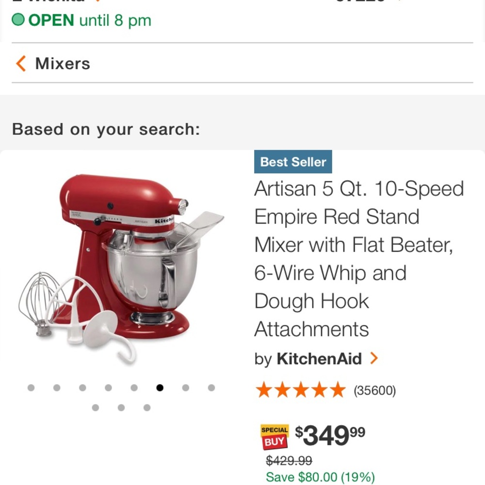 KitchenAid 5Quart Mixer
